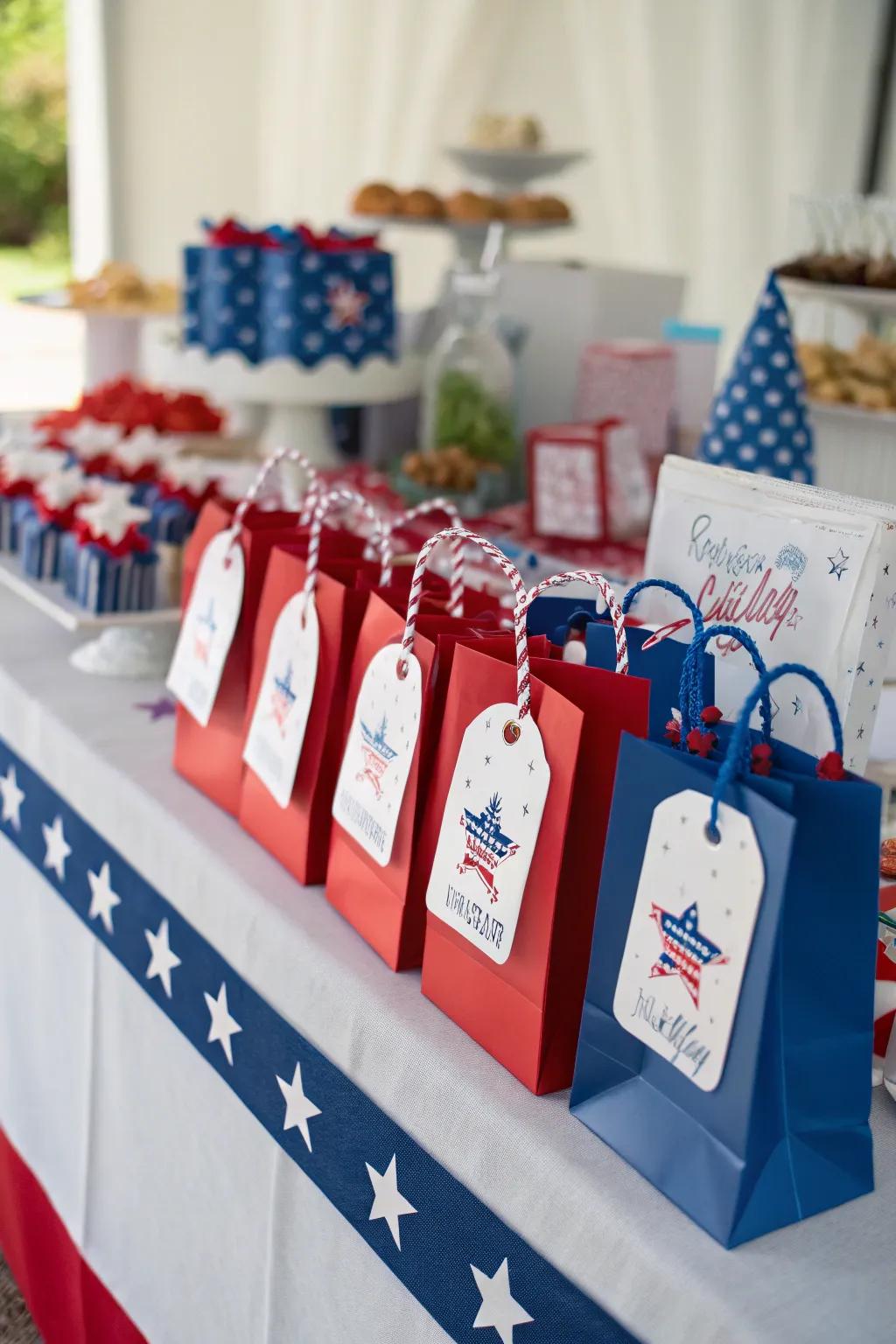 Bespoke treat sacks with personal touches