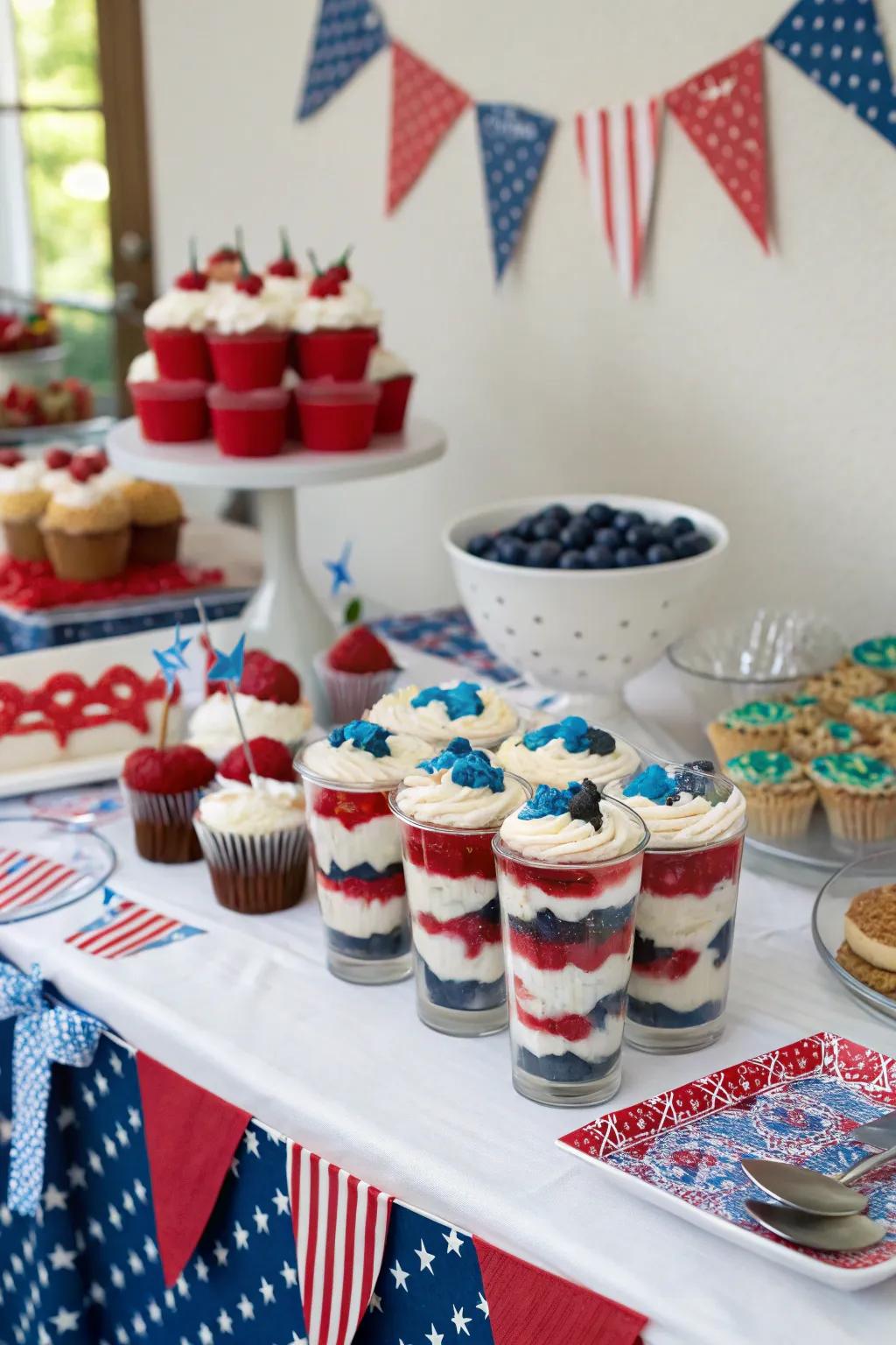 Indulge in colorful desserts that are as visually attractive as they are delicious.