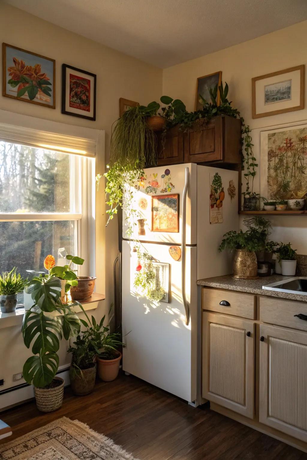 Decorative items can transform empty space into a gallery.