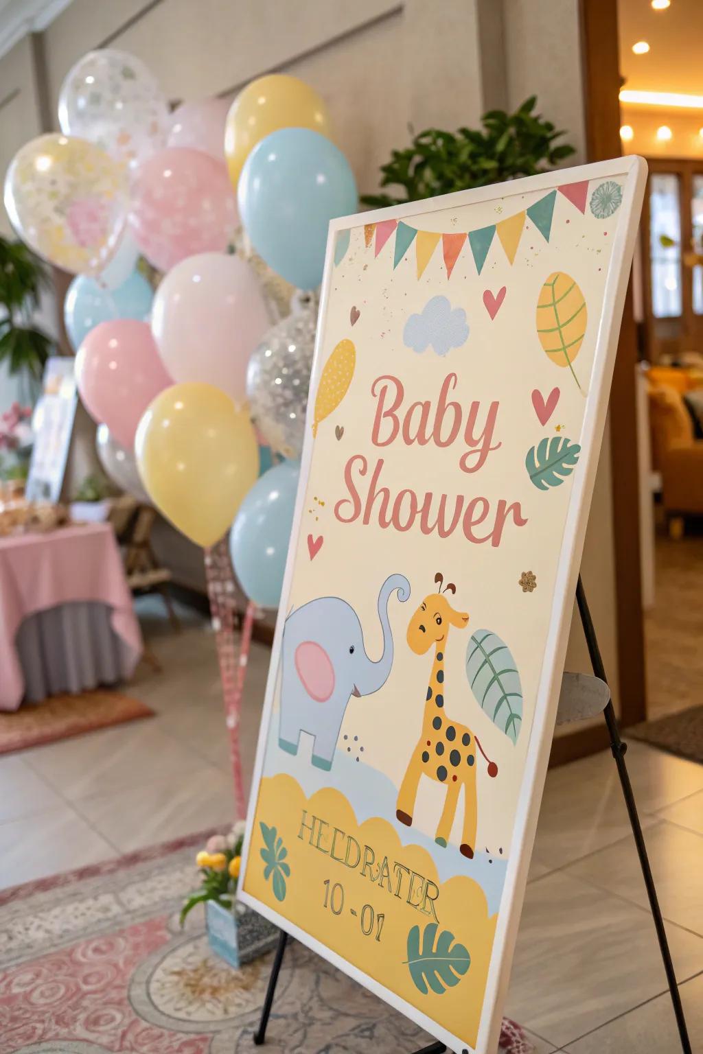 Animal-themed signs introduce a whimsical aspect to your decorative scheme.