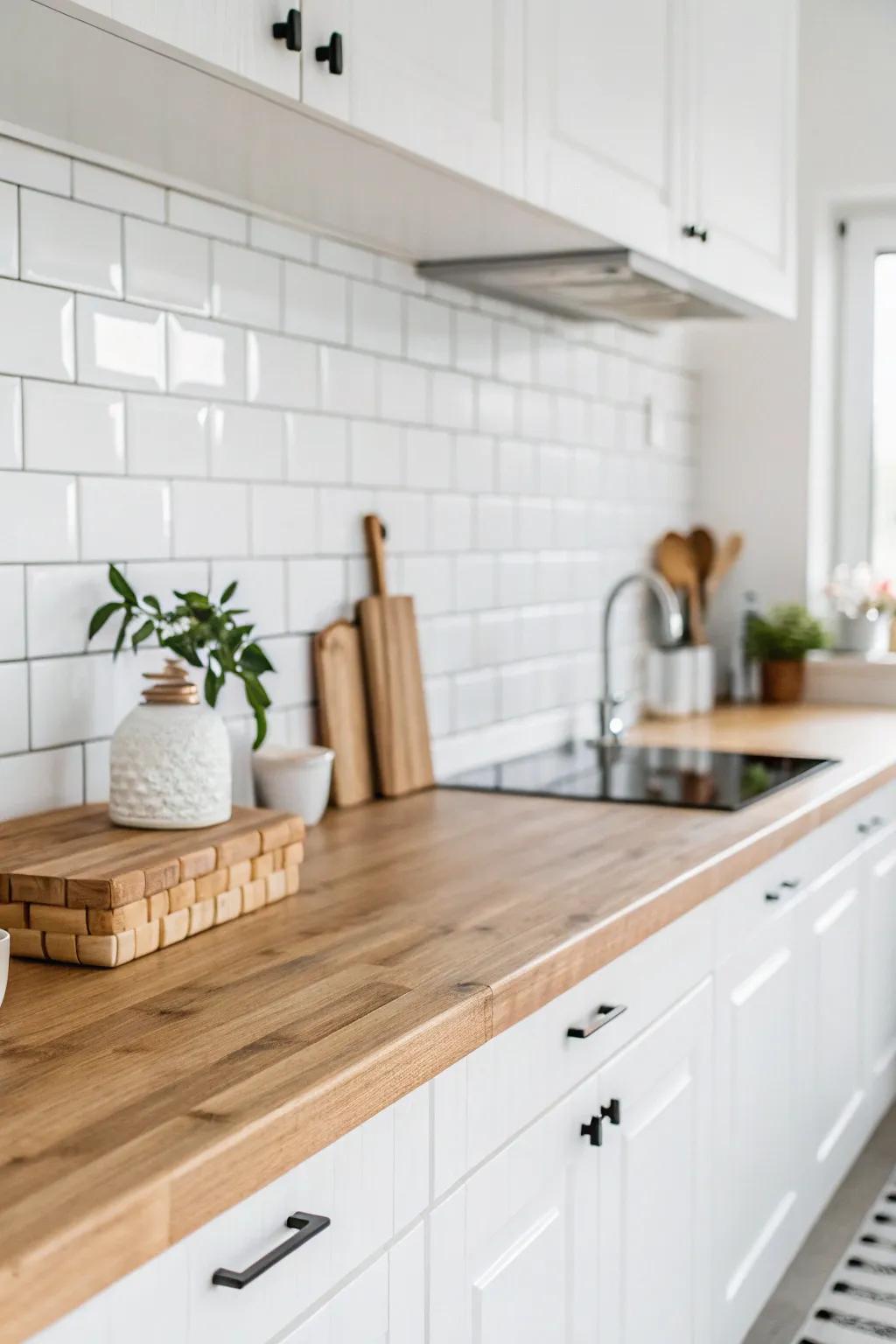 Appreciate minimalism through basic white surfaces.