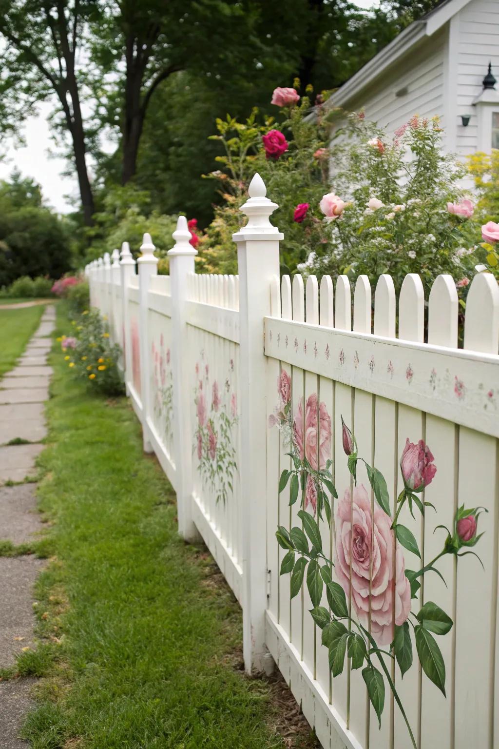 Classic roses bring refinement and romance to your garden fence.