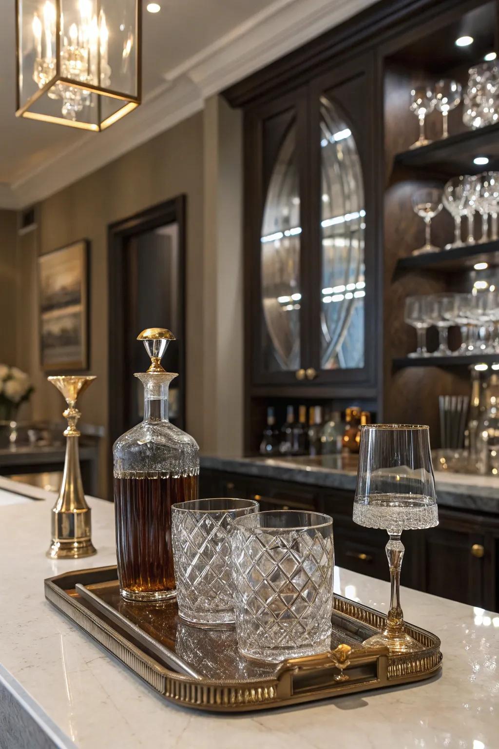 Refined style creates a sophisticated environment with high-end finishes.