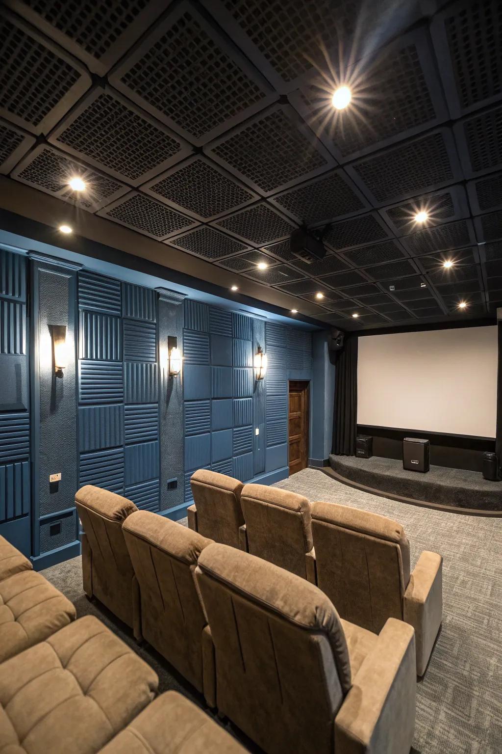 Soundproofing guarantees great audio quality providing an immersive experience.