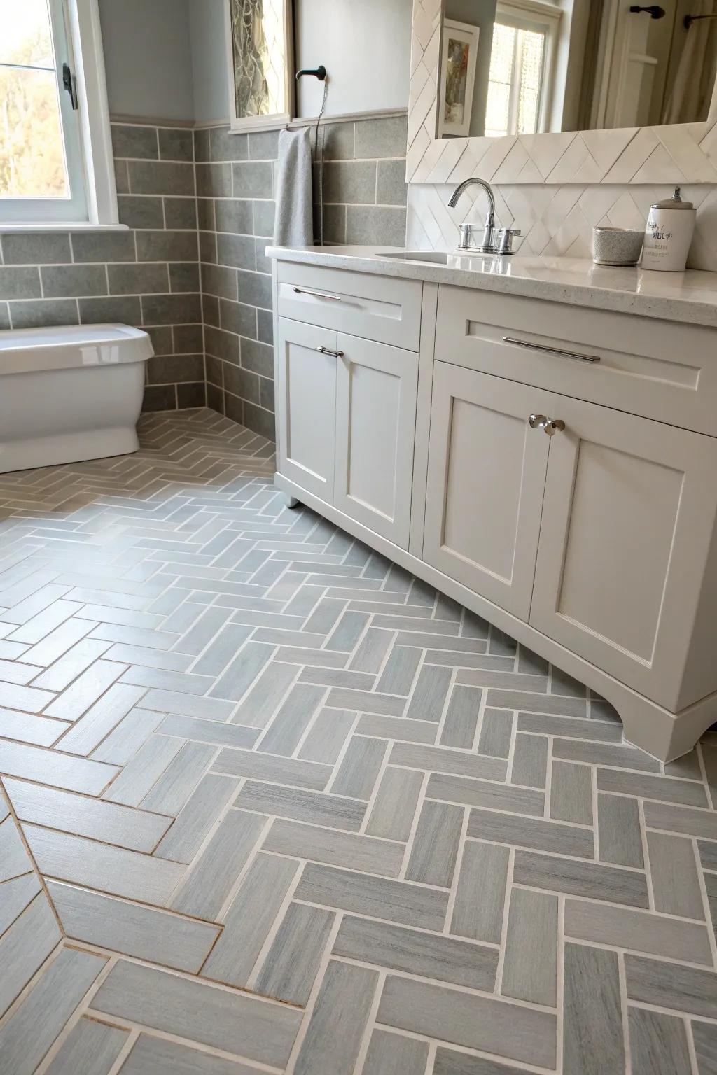 Angled surfaces create a refined sense of movement.
