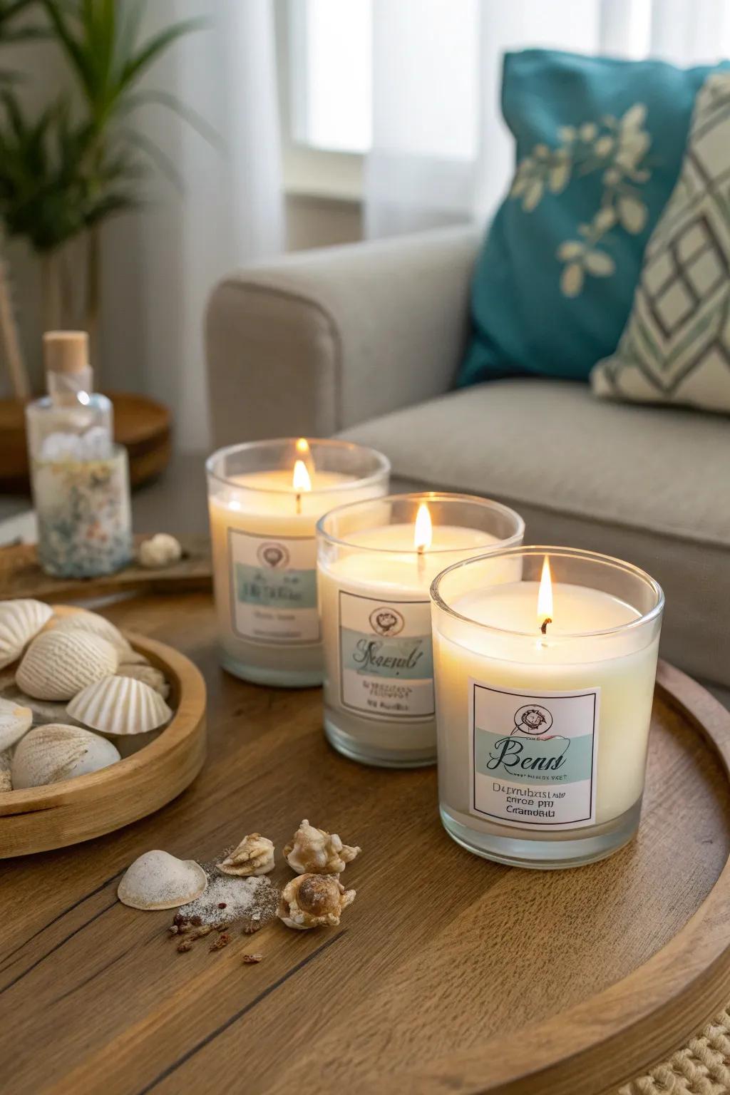 Usher the aroma of the sea into your abode with shoreline fragrance lights.