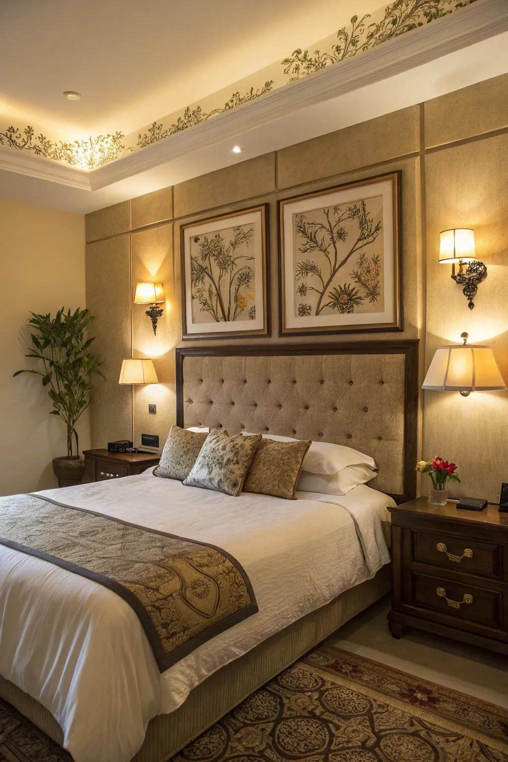Detail lighting displays your home decor.