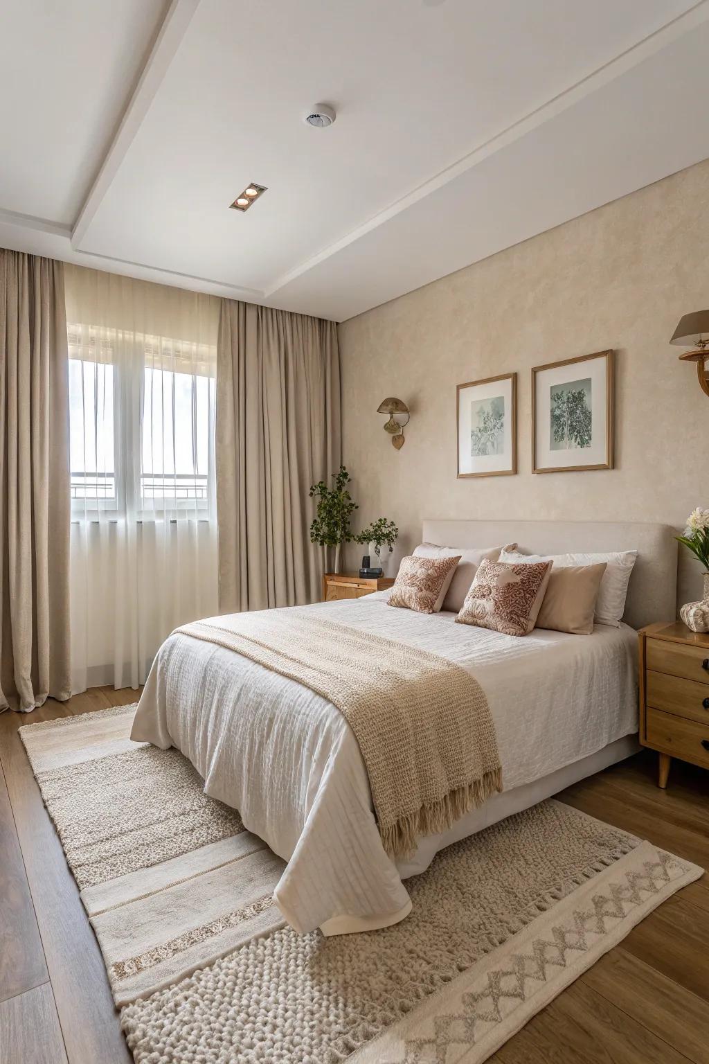 Achieve enduring beauty with neutral palettes.