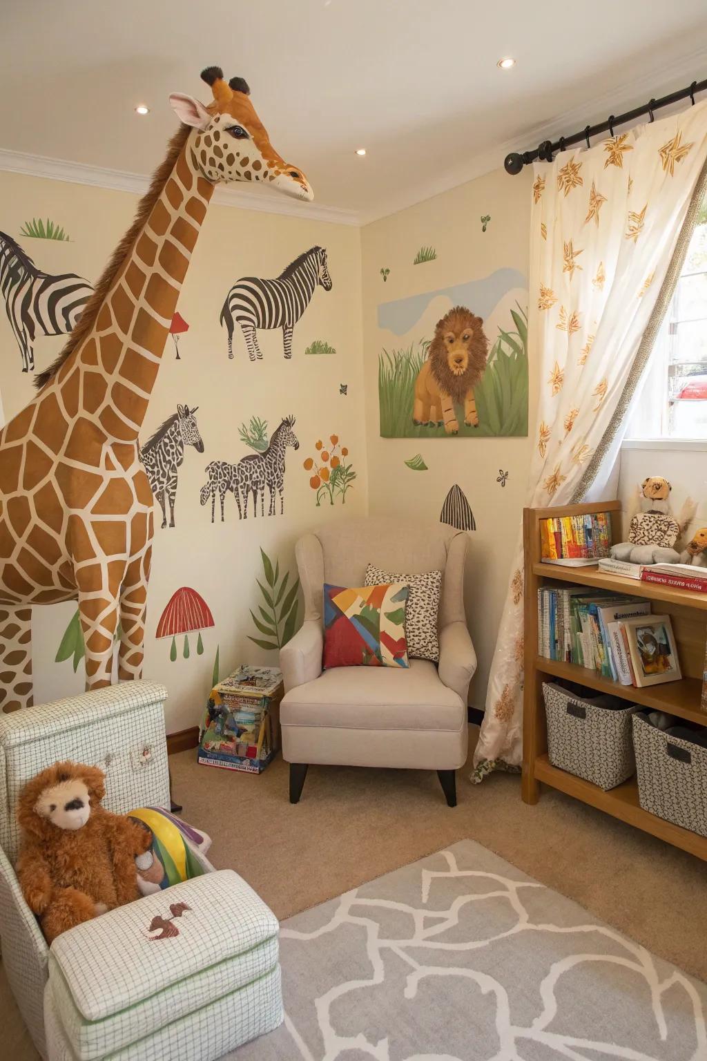 Go on a safari adventure with your nursery décor.
