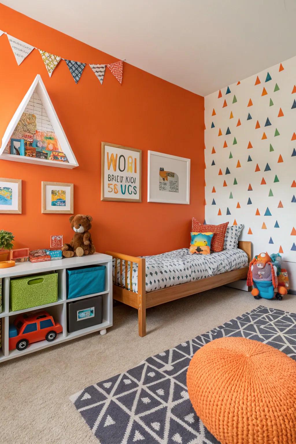 Tangerine pops offer a spark of playful vigor.