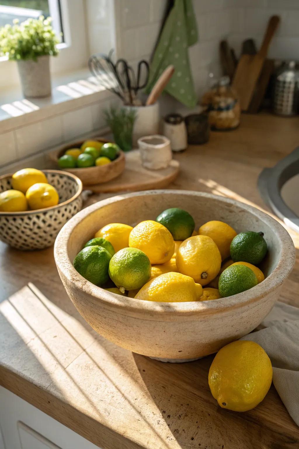 Citrus fruits bring a burst of summer to your furnishings
