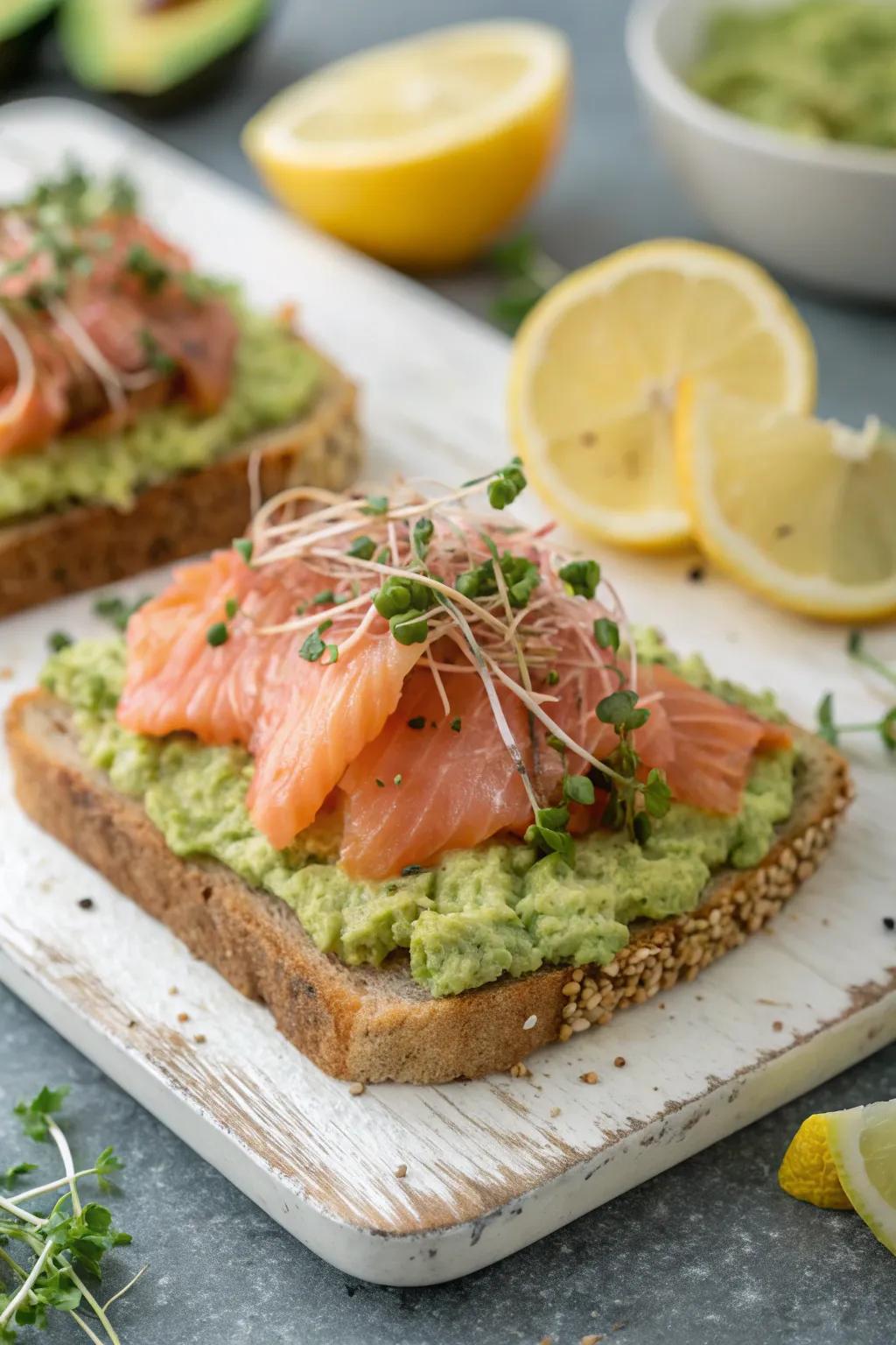 A refined version of green paste on toast, guaranteed to impress.