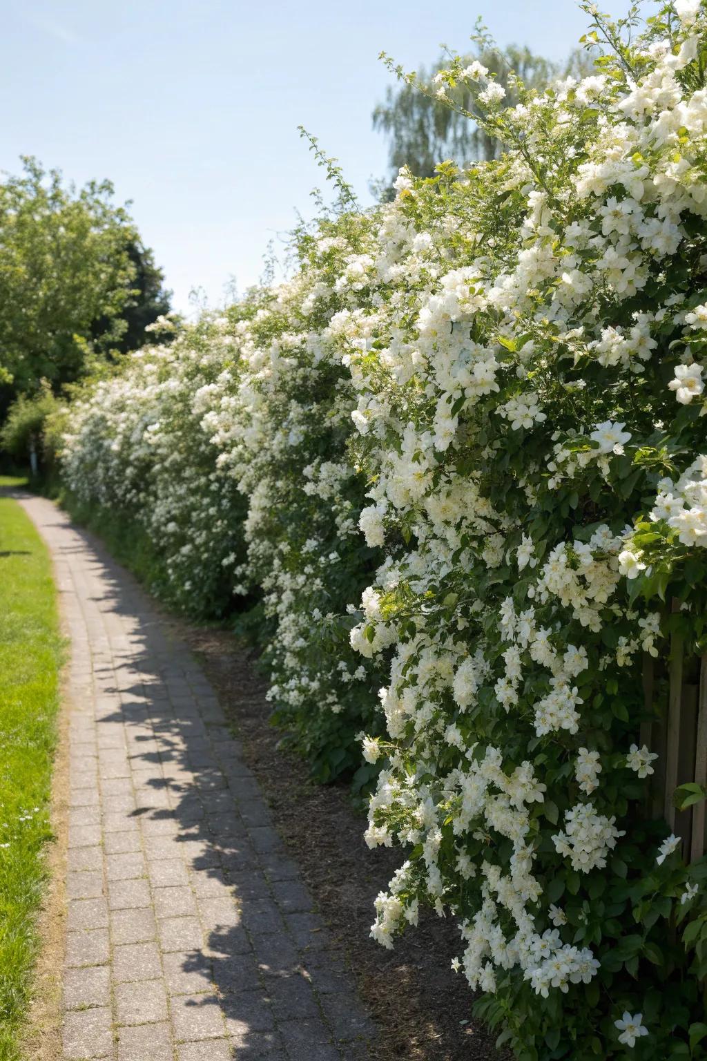 Savor both seclusion and scent with sweet scent.