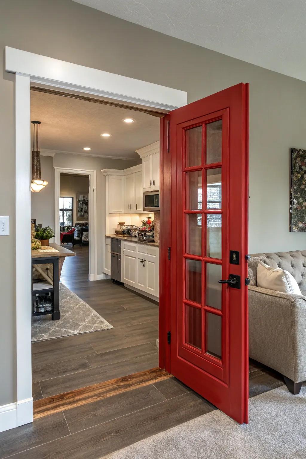 Make an impact with bold color selections.