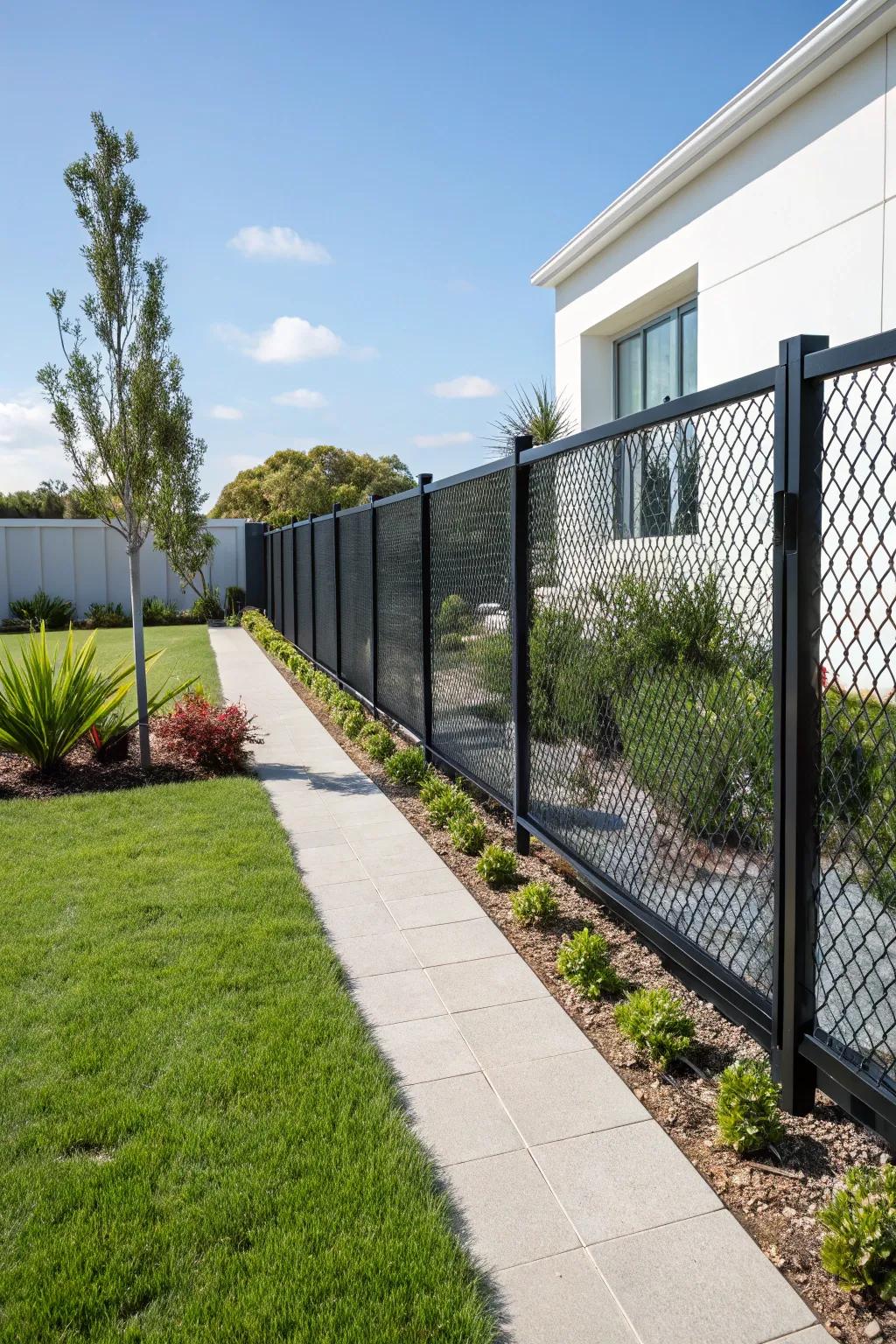 A simple paint job can enhance your fence's style.