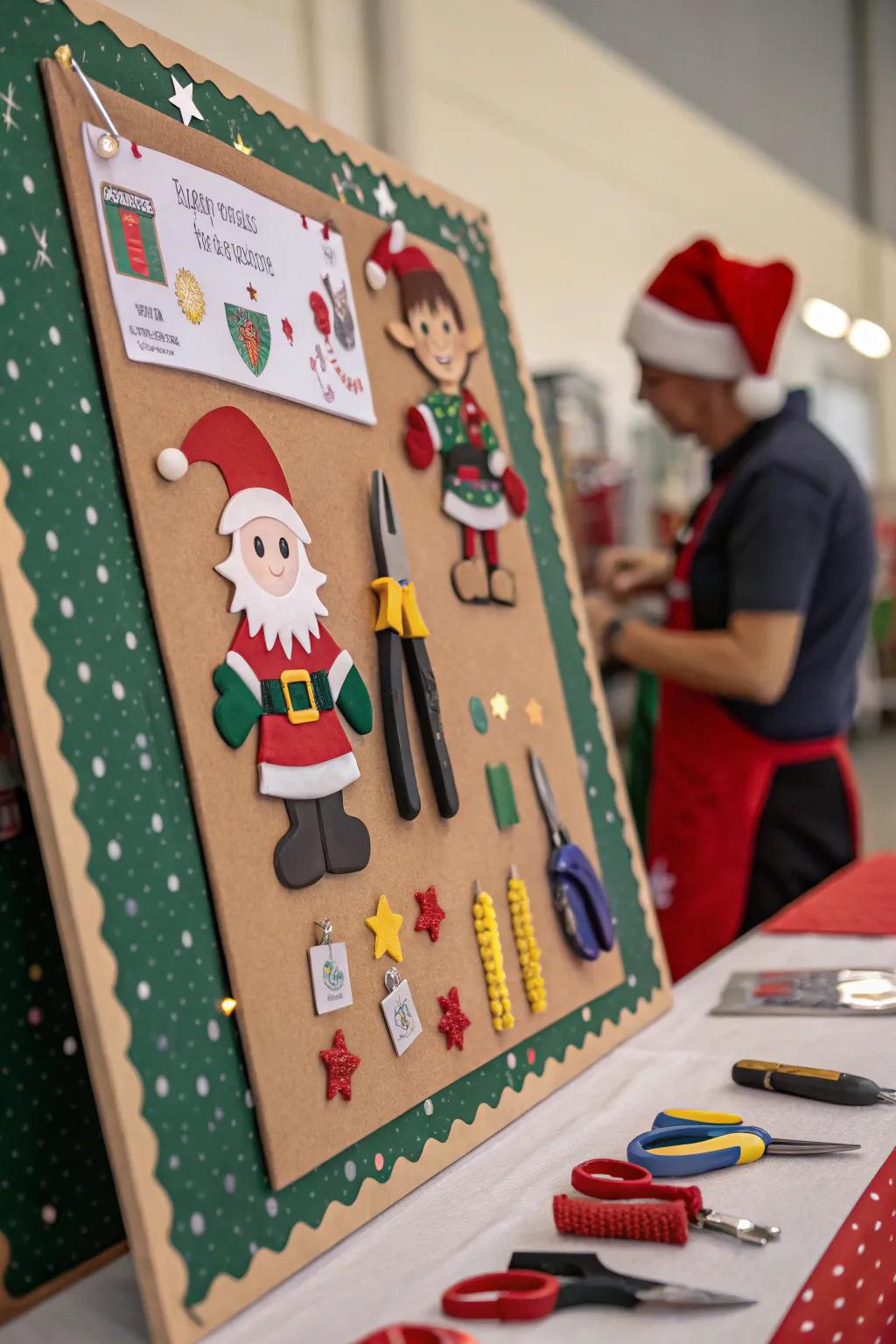 Venture into the whimsical realm of Santa’s Workshop.
