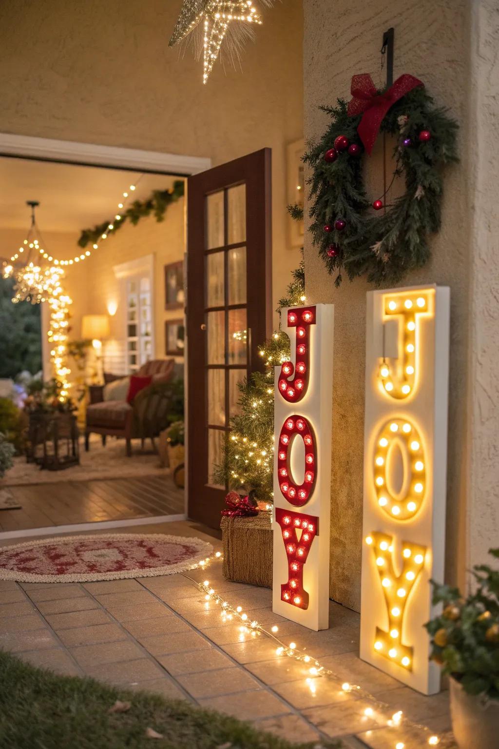 Holiday boards contribute a personal and cheerful element to your design.