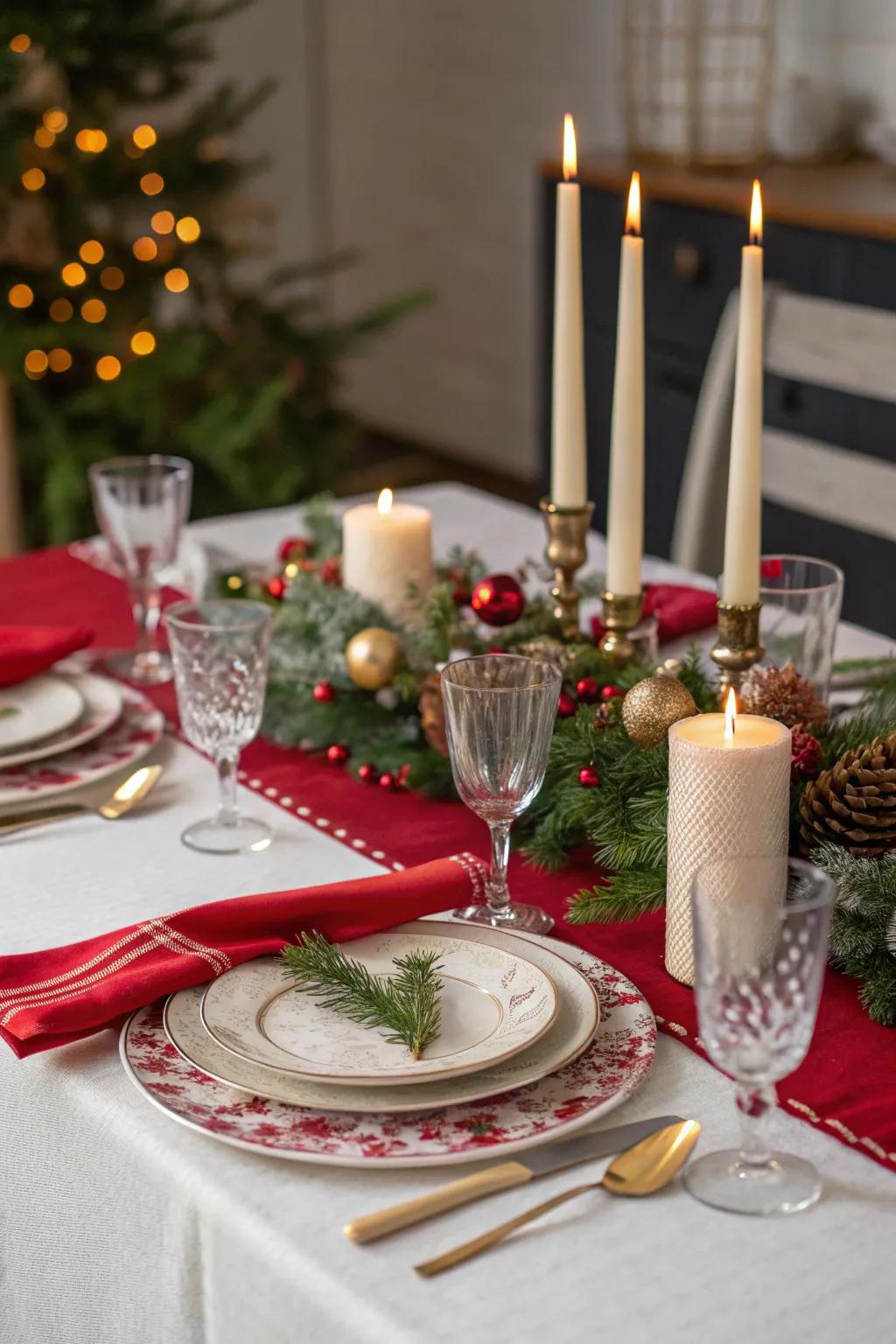 Cultivate an inviting atmosphere with stylish table arrangements.