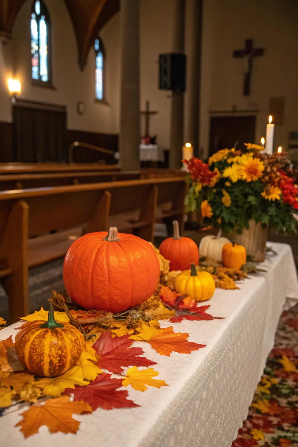 Occasion-based themes offer a celebratory element to church tables.