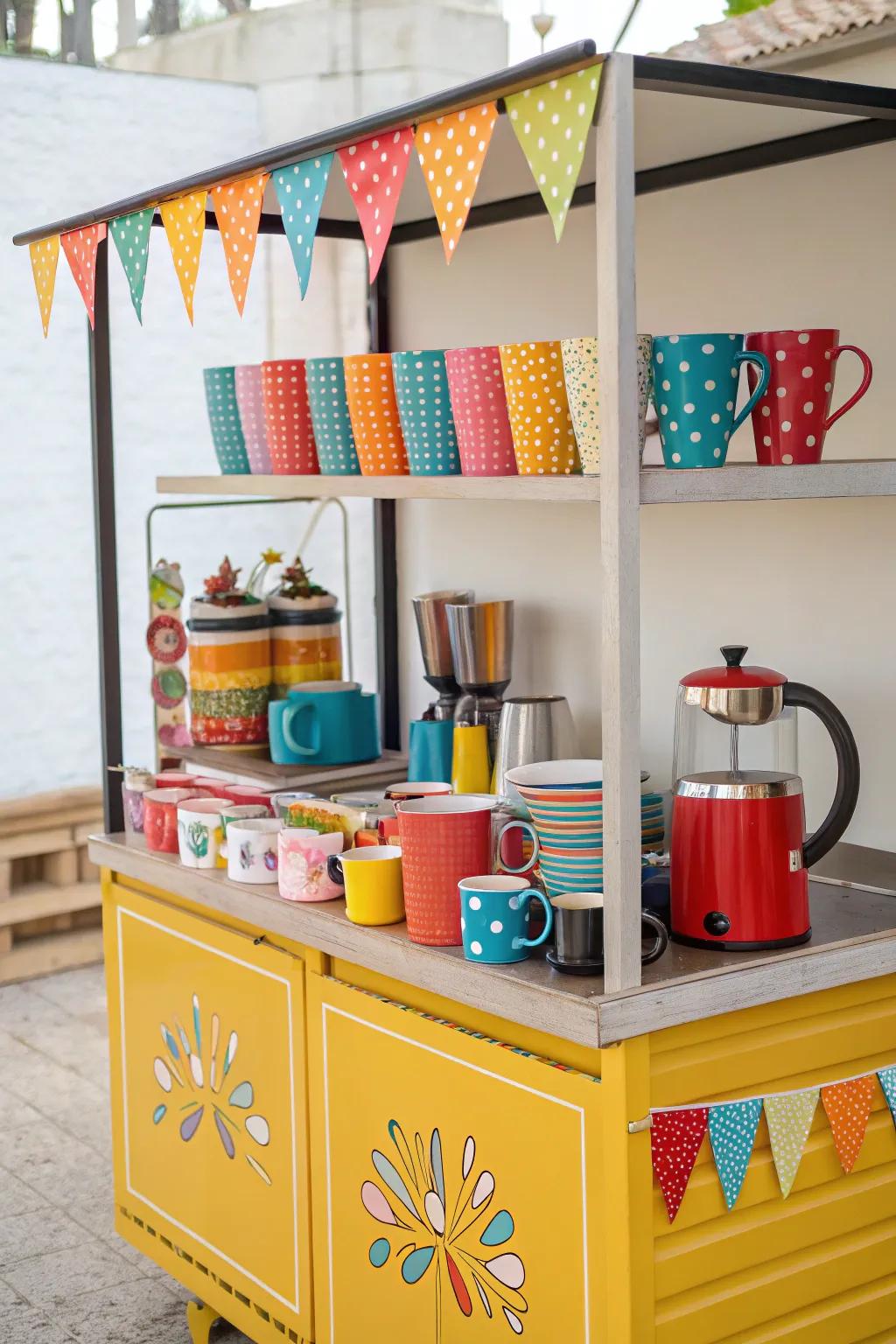 Brighten your coffee routine with a splash of color.