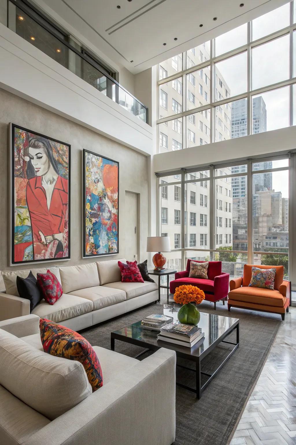 Bold touches can inject a personal flair into your residence.