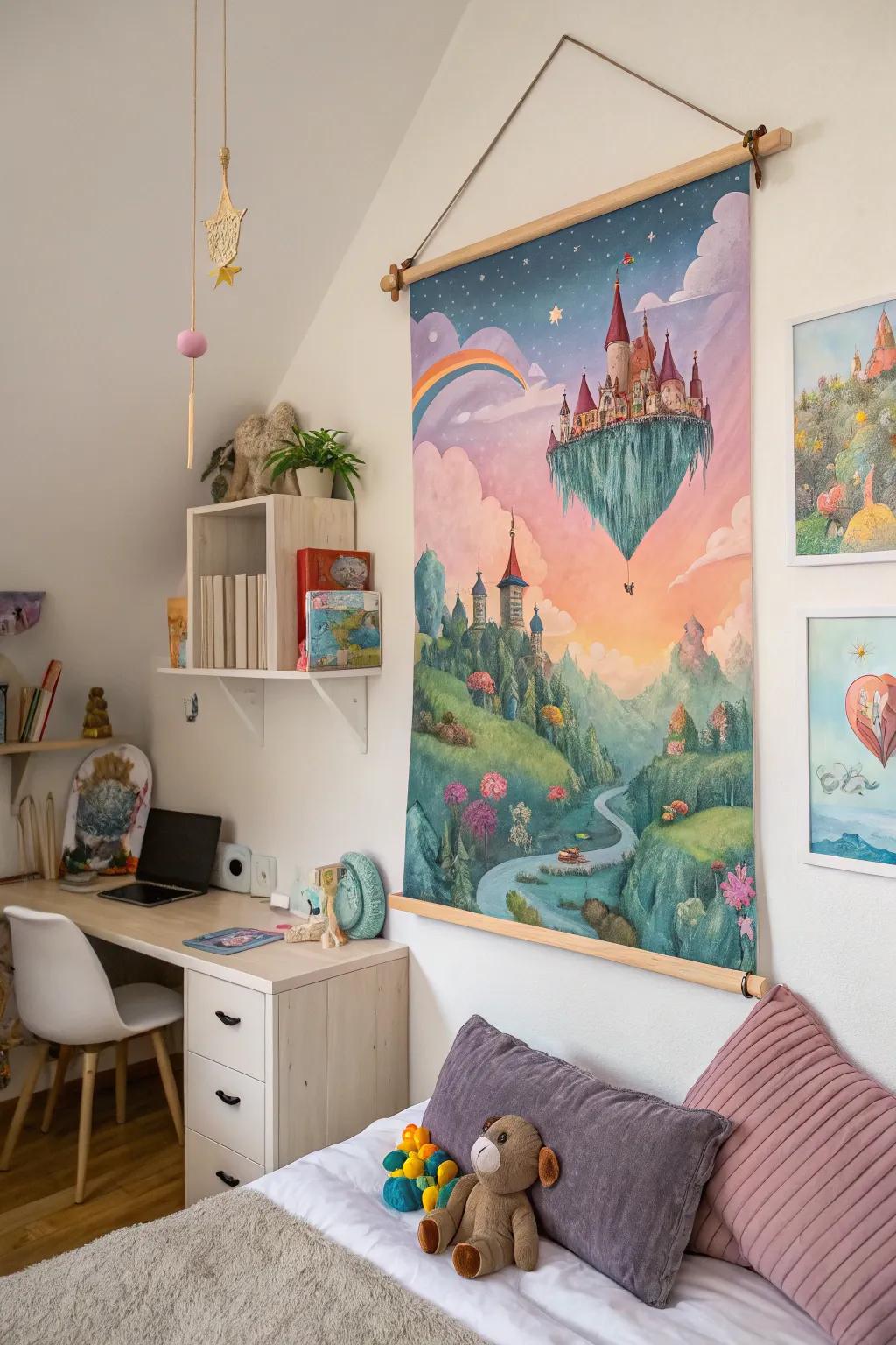 Whimsical vistas transport you to a magical universe brimming with imagination.