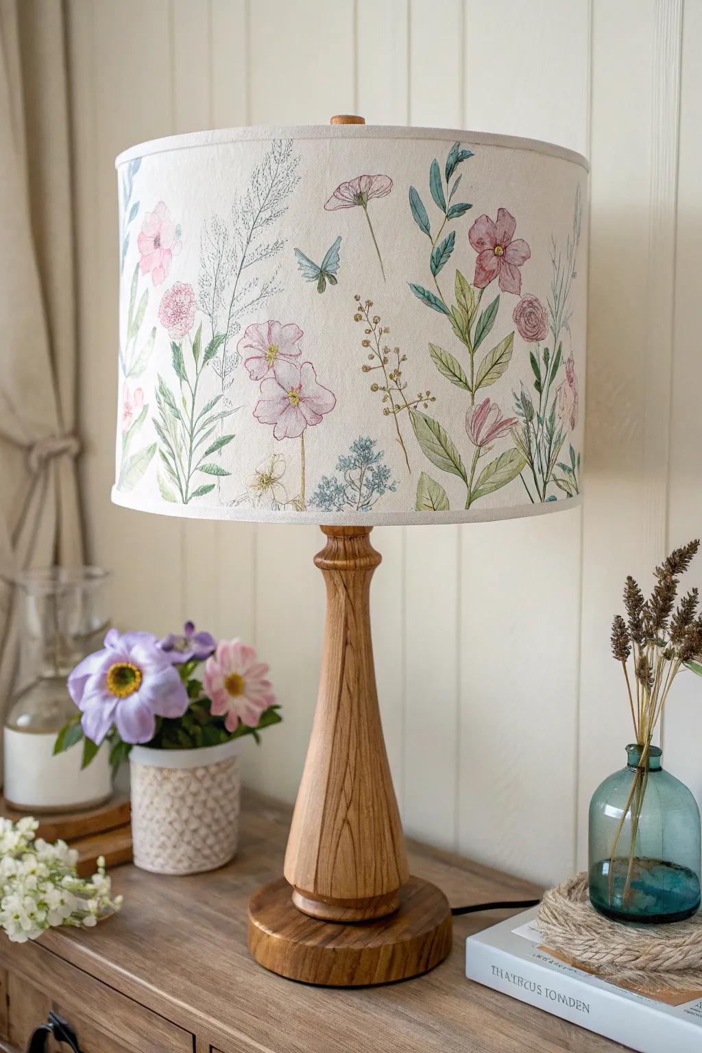 Illuminate your space with a touch of floral fantasy – where minimalism meets natural beauty.