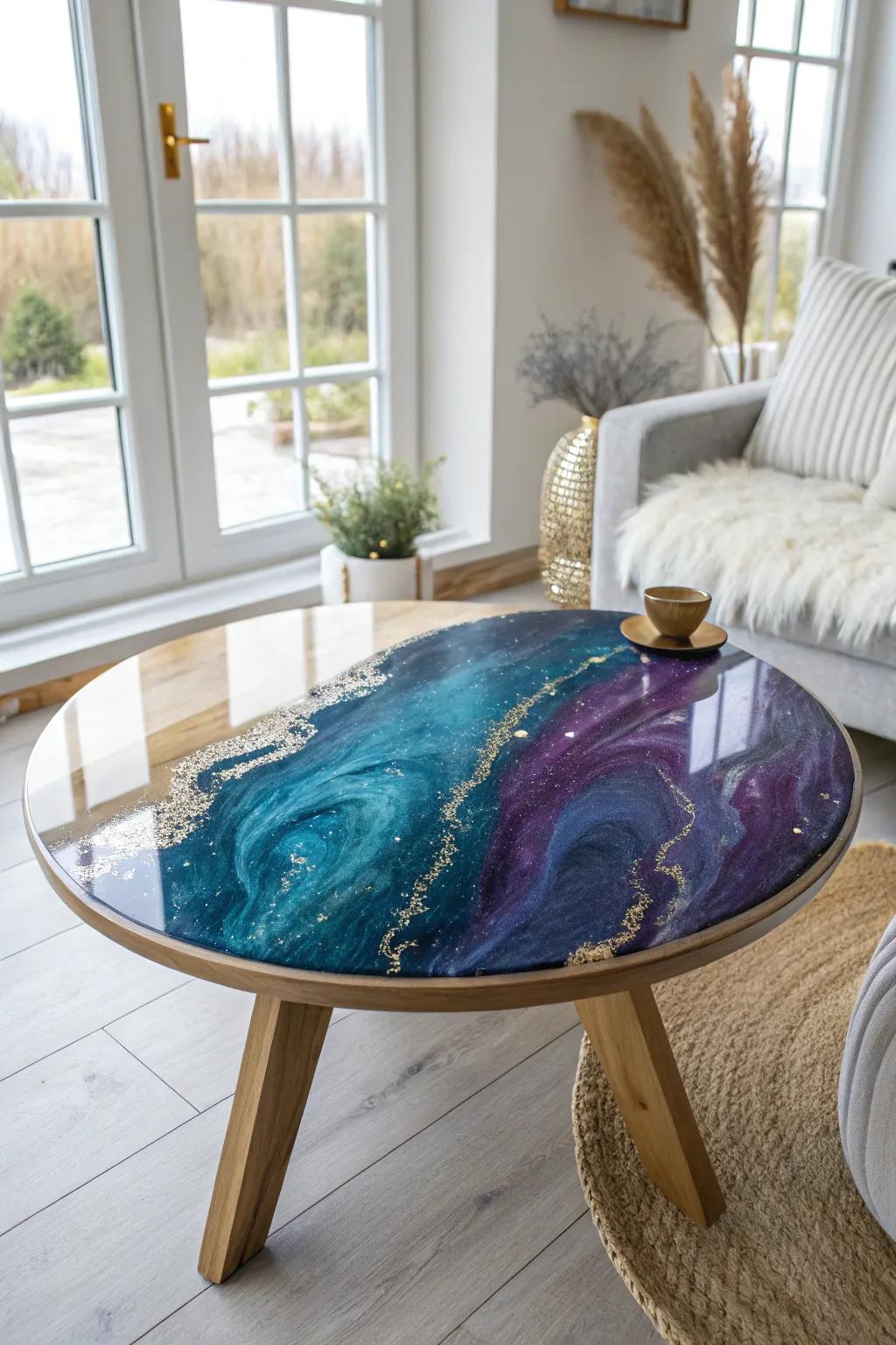 Incorporate the cosmos toward your residence through this galactic-inspired epoxy resin coffee table, wherein craftsmanship intertwines alongside celestial allure.