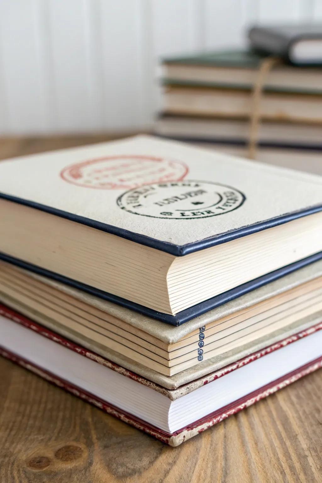 Designate your literary treasures with a bespoke library mark.