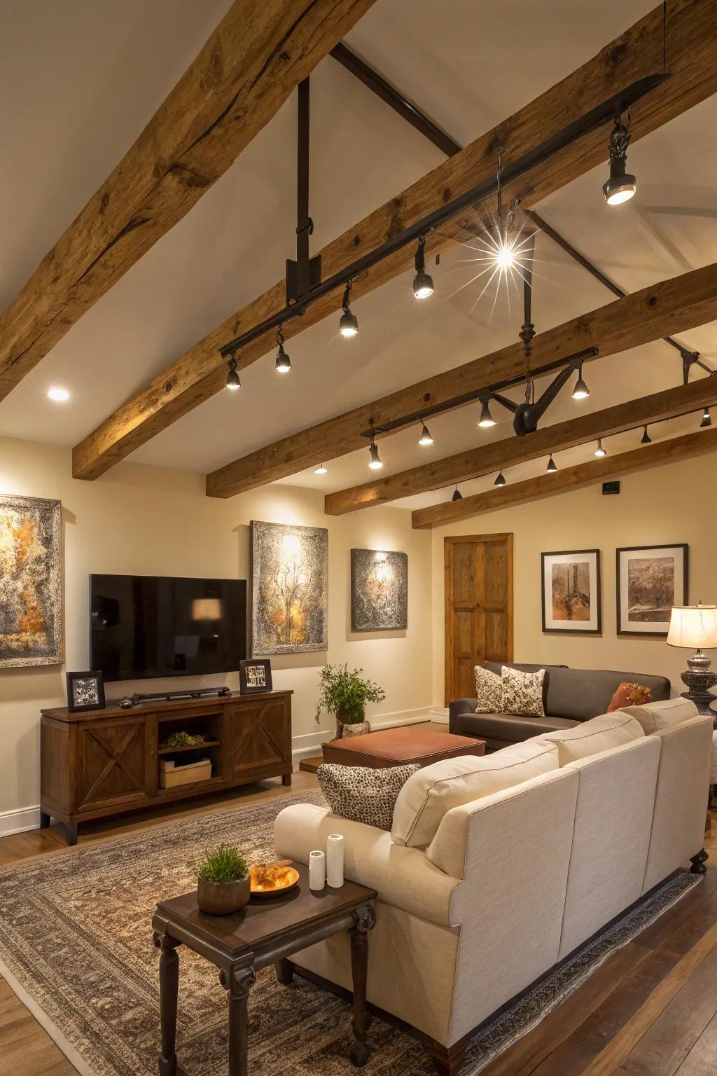 Adaptable adjustable lighting for vibrant spaces.