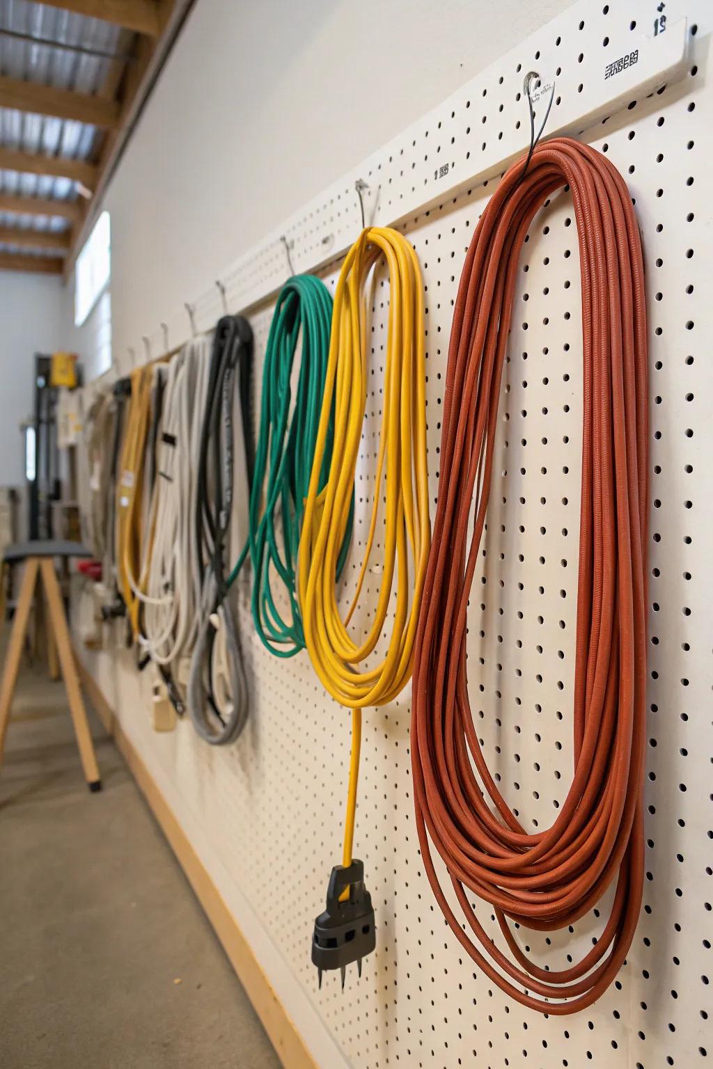Vertical storage turns your area into an organized paradise.