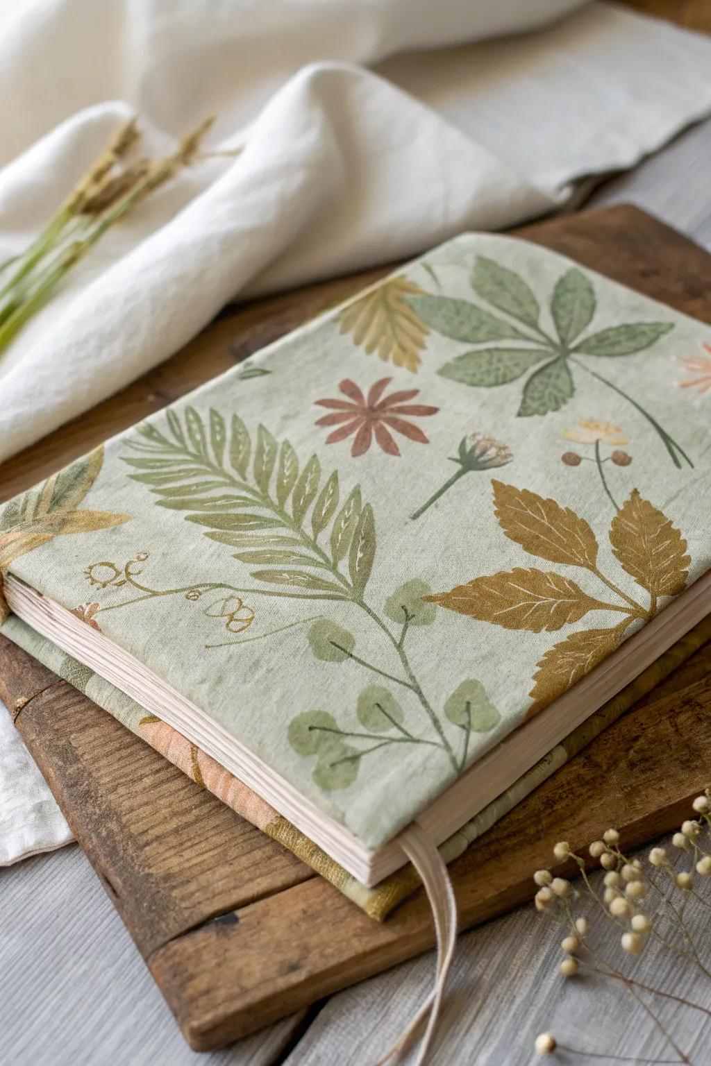 Celebrate nature’s charm with eco-dyed sophistication for your book covers. 🌿📚