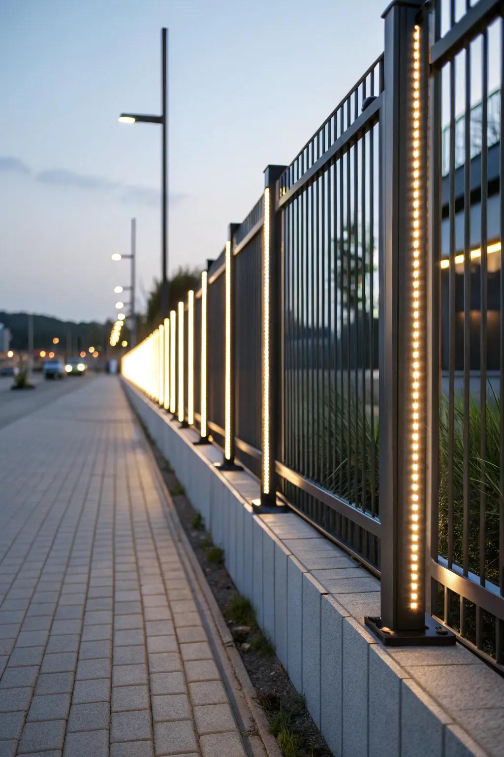 LED strips are a modern and energy-efficient lighting option.