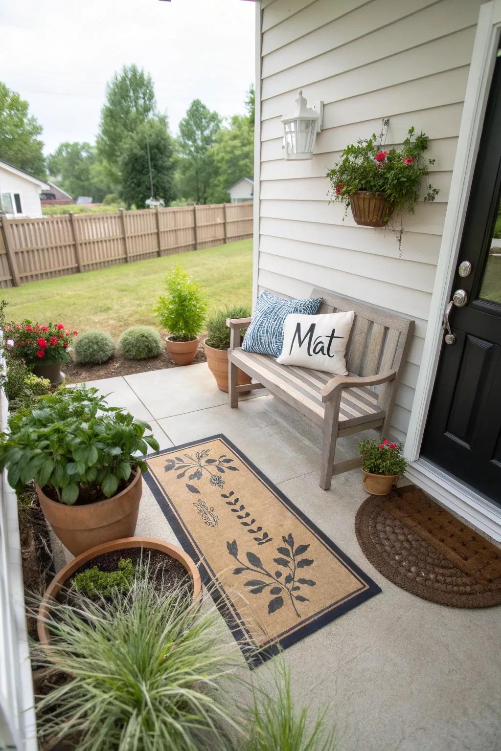 Set the atmosphere of your home with a textile that extends a ‘Welcome’ in your own special way.