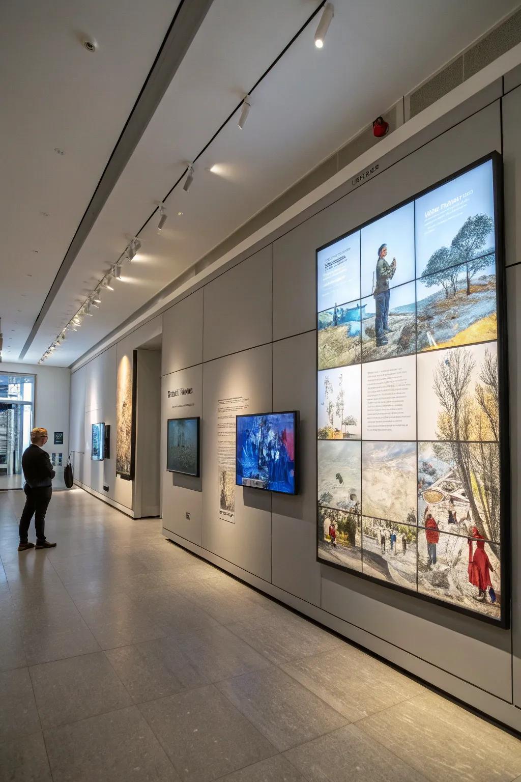 Interactive panels bring a dynamic touch to any space.