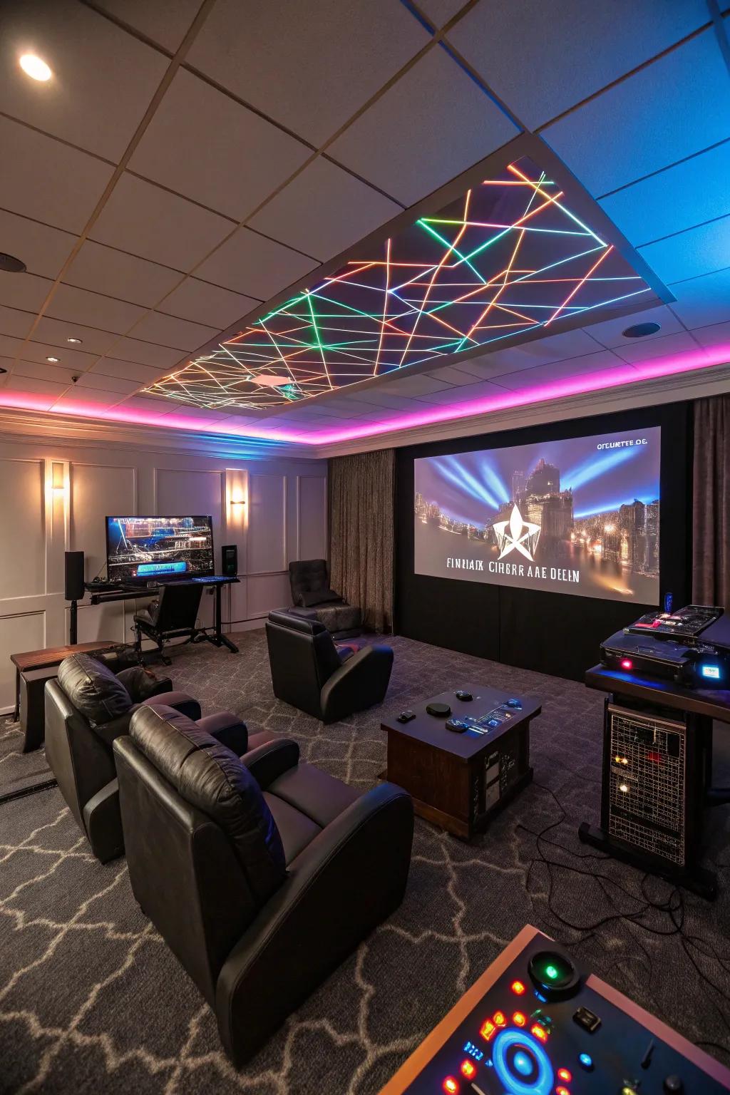 Display projection turns your roof into a dynamic display.
