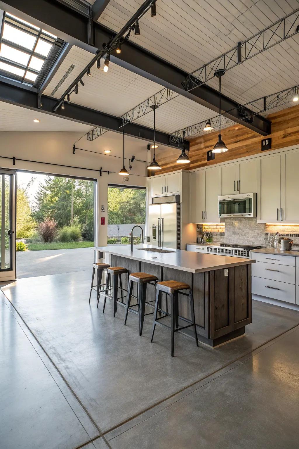 Open designs enhance flow and ease of access.