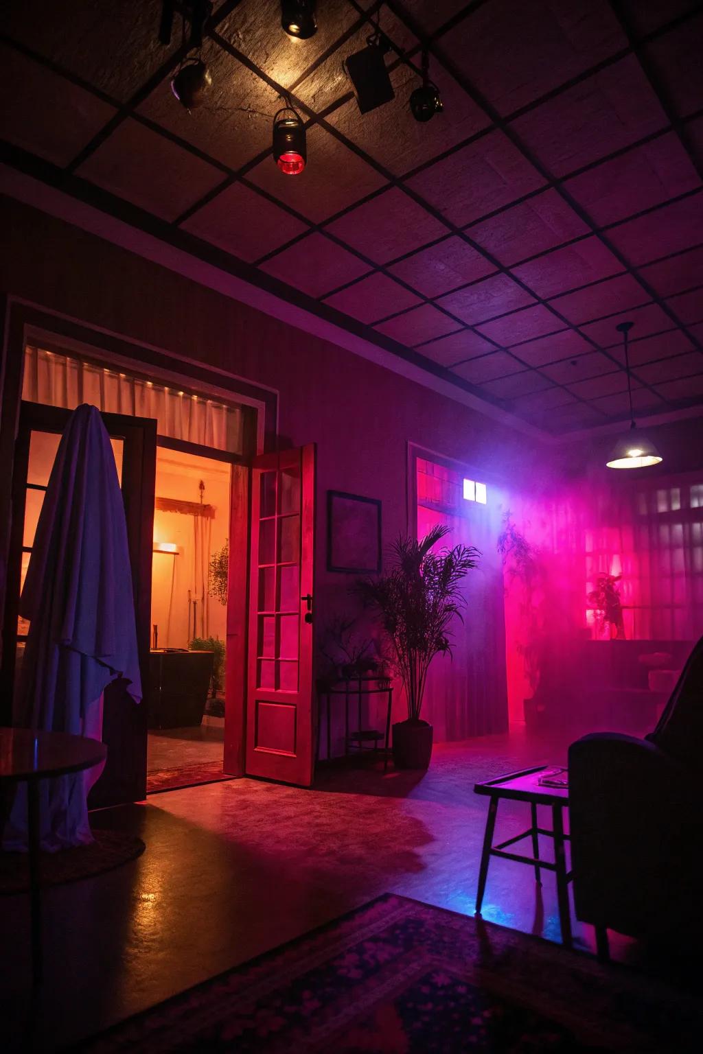 Revamp your space using spooky illumination.