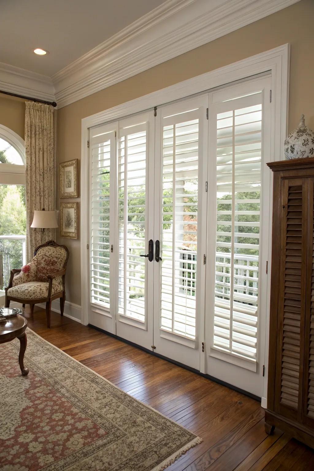Shutters blend resilience with a classic design.