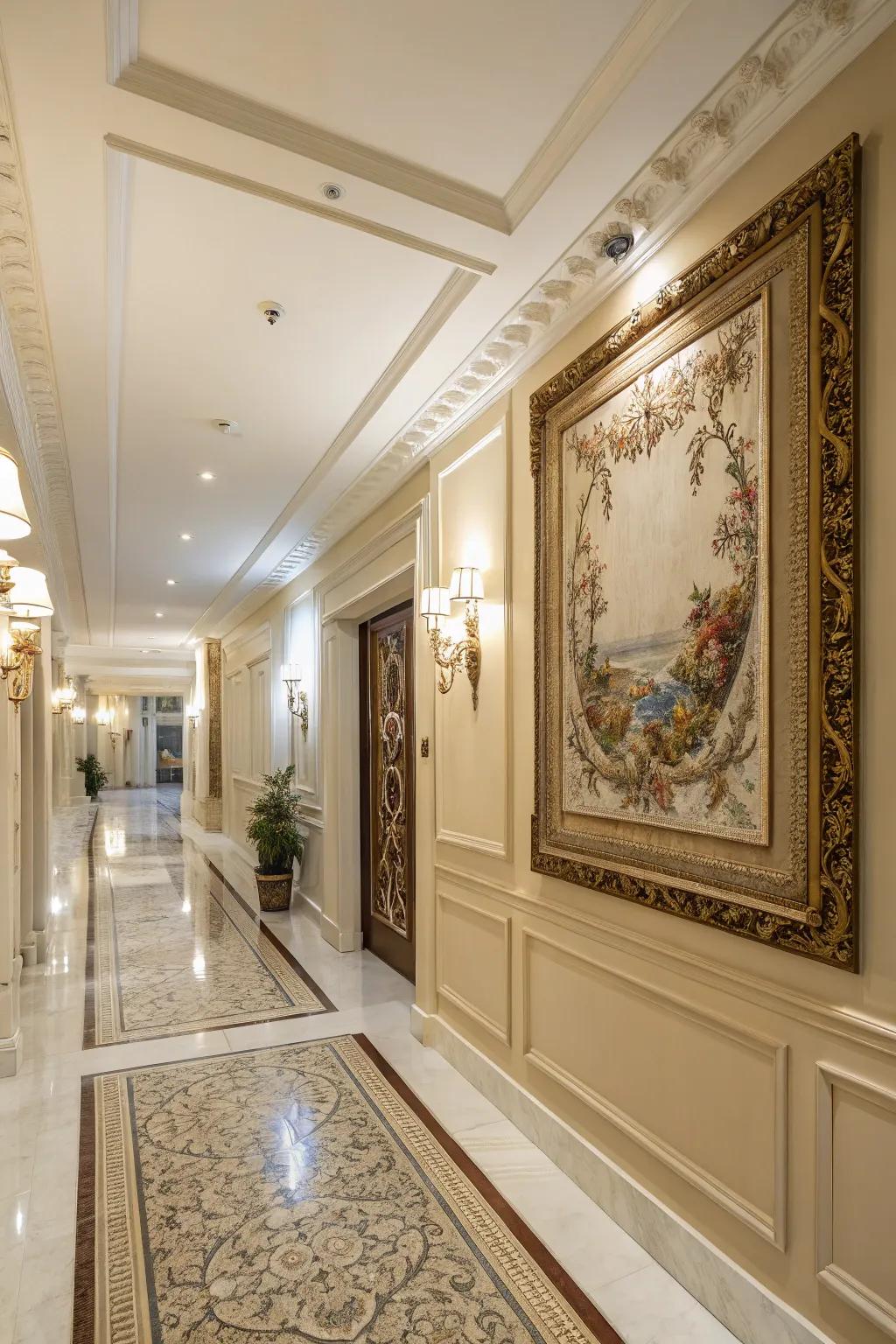 The addition of a frame to your fabric elevates the level of sophistication it exudes.