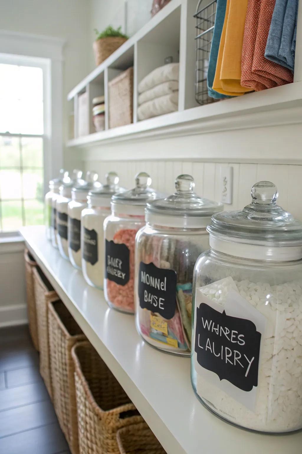 Slate-style stickers add a personal nuance to your vessels.