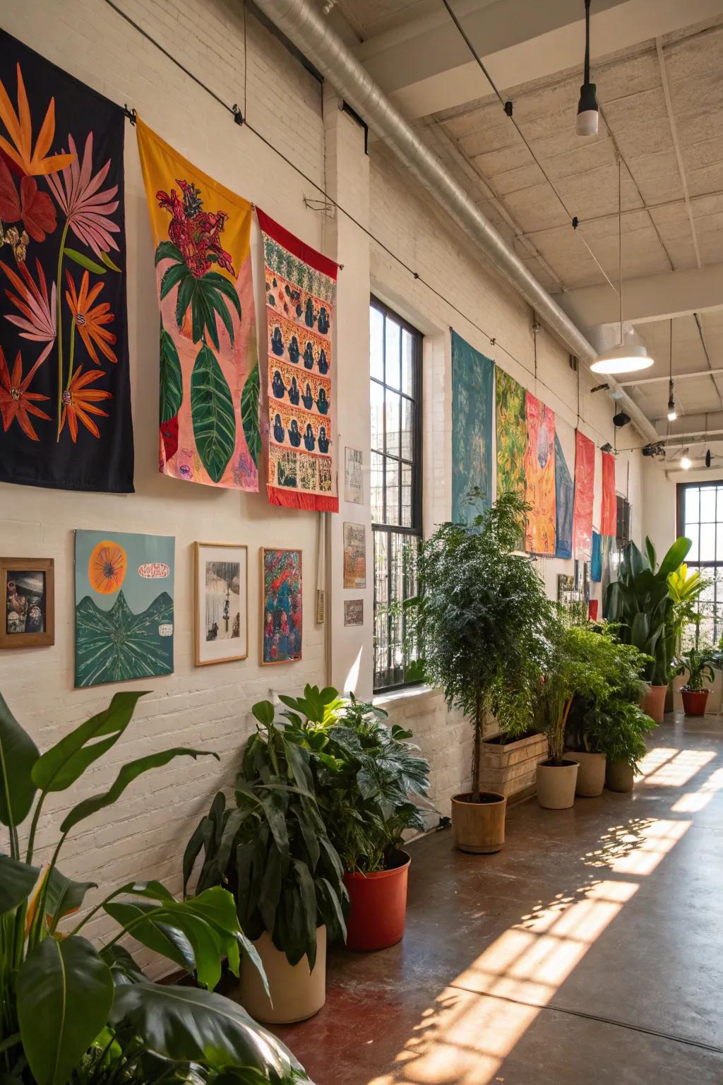 Ornamental features that breathe life and character into a loft environment.