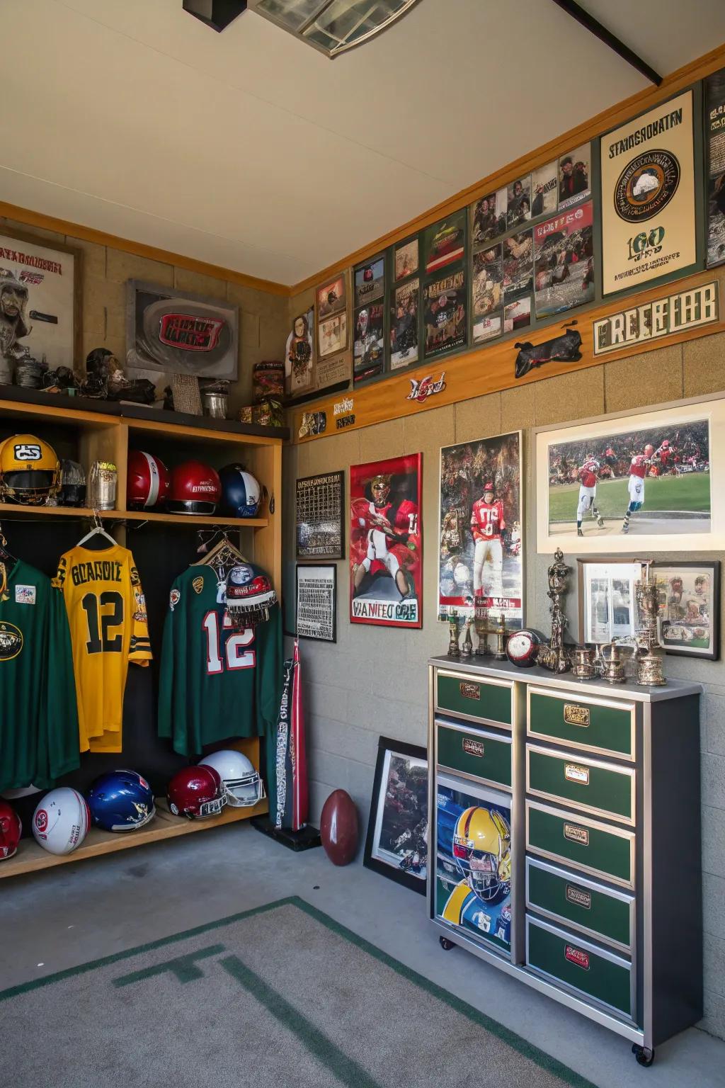 Showcase your interests with themed decorations.