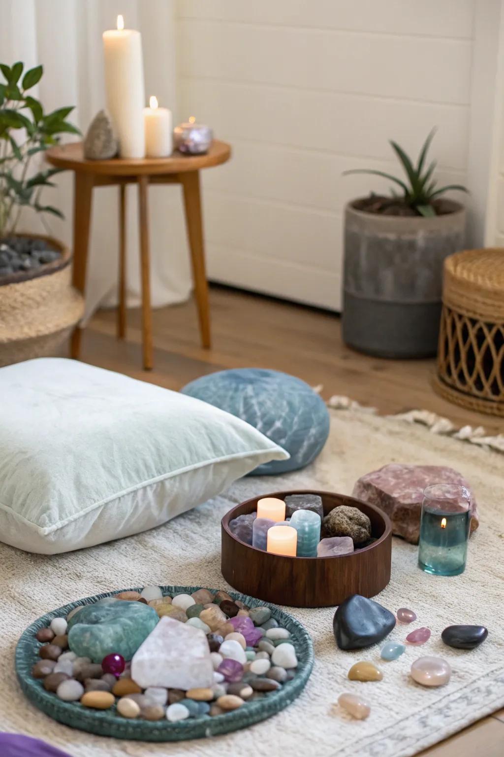 Elevate your meditation ritual through anchoring natural constituents.