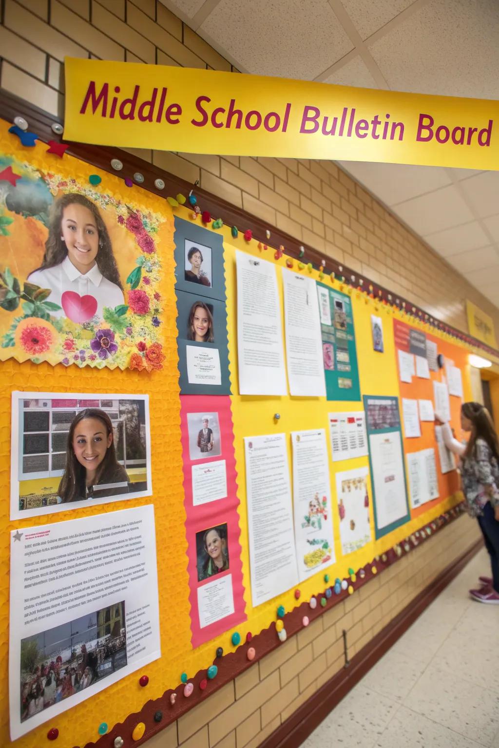 A Who's Who? bulletin board that emphasizes the uniqueness of each student