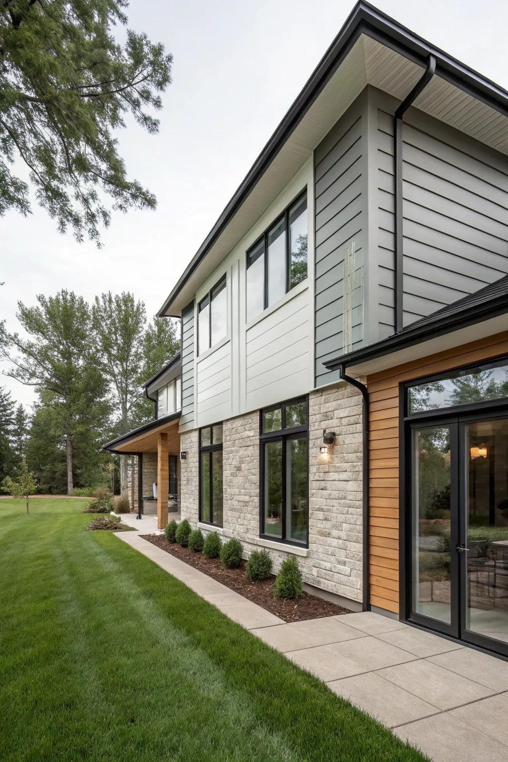 Blending different textures can enhance the aesthetic charm of your dwelling.