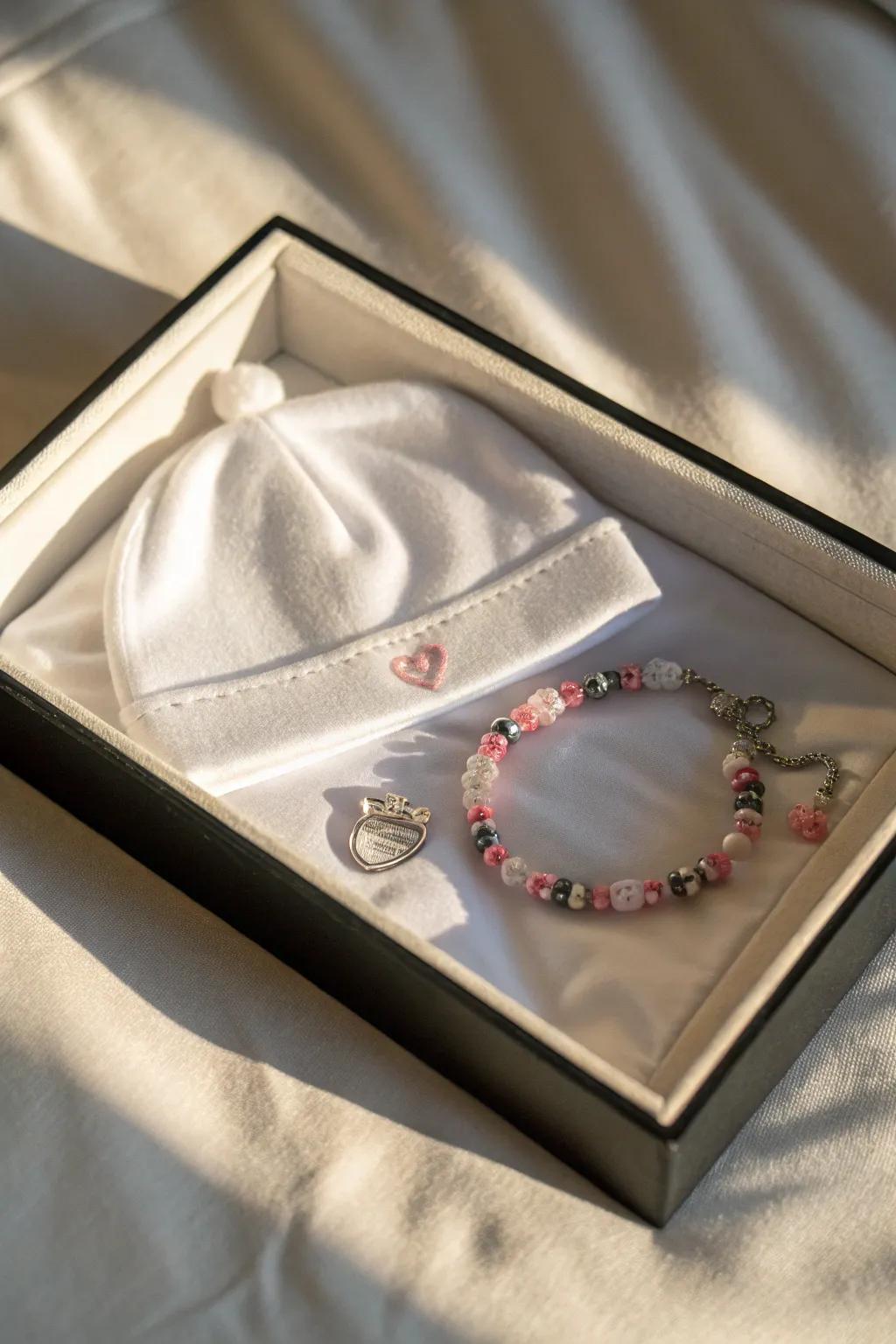 Hospital mementos that hold the first memories.