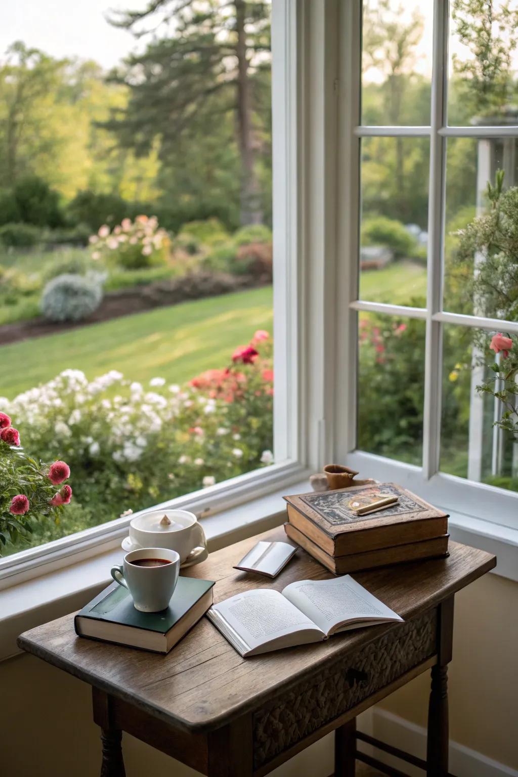 Let natural light brighten your workspace for a more vibrant atmosphere.