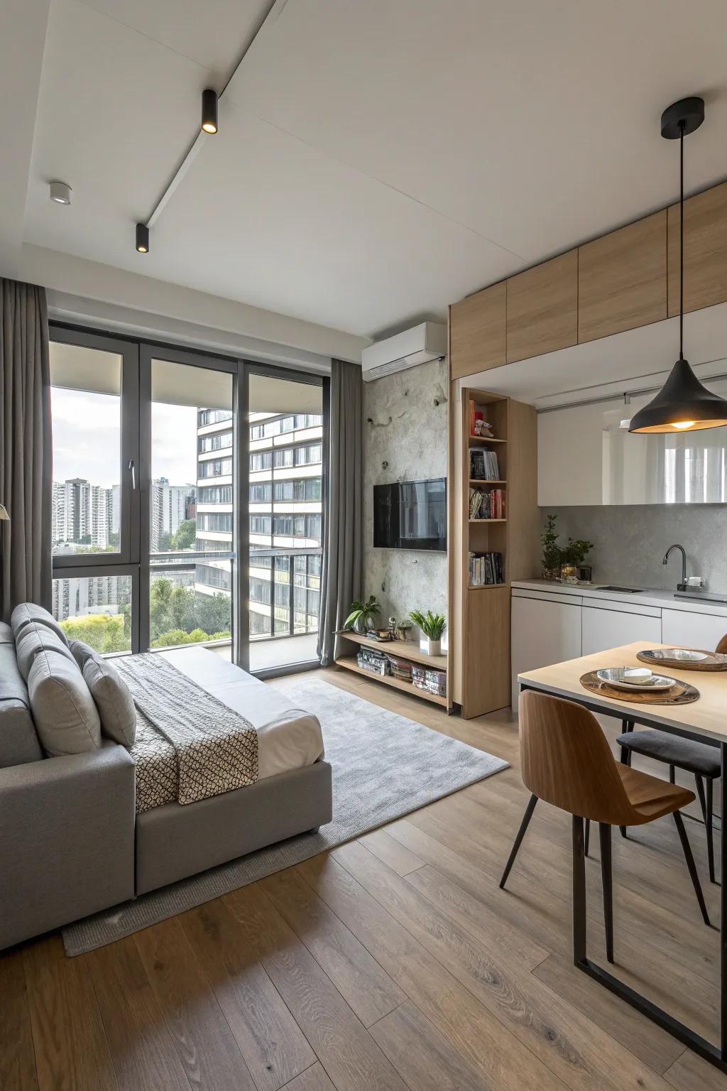 Strategic design converts small spaces into versatile zones.