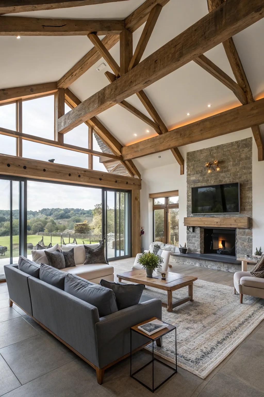 A flawless integration of modern and earthy components enriches individuality.